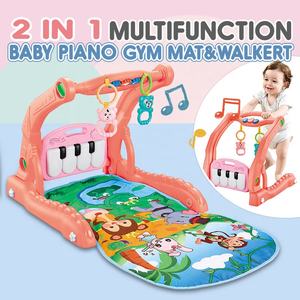 Samtoy-alfombra Musical 2 en 1 <span class=keywords><strong>para</strong></span> bebé, juguete 2 en 1 <span class=keywords><strong>para</strong></span> actividades, <span class=keywords><strong>gimnasio</strong></span>, juego <span class=keywords><strong>de</strong></span> Piano, estera <span class=keywords><strong>de</strong></span> <span class=keywords><strong>gimnasio</strong></span>, cochecito <span class=keywords><strong>de</strong></span> bebé, andador con luz Musical - Product Image 2