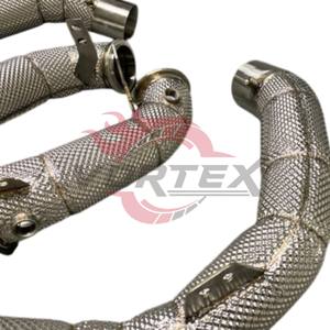 Tubo de Escape de Alto Flujo Vortex de Acero Inoxidable 304 con Catalizador, Compatible con BMW F90 M5 S63 4.4T, Mejora de Rendimiento - Product Image 3