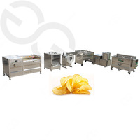 Ligne de production de chips GELGOOG au prix d'usine, machine à frites, machine à fabriquer des chips de pommes de terre