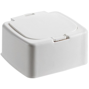 Mini Desktop Organizer <b>With</b> <b>Lid</b> Double Compartment Stackable Storage <b>Box</b> For Stationery And <b>Small</b> Items - Product Image 3