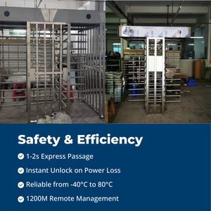 Torniquete de Seguridad Industrial Anti-Intrusión de Altura Completa para Entradas de Fábrica - Product Image 4