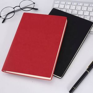 Cuaderno Personalizado con Cubierta de Cuero PU Suave A5, Diario Sencillo con Líneas, Encuadernación Térmica para Negocios y Escritura - Product Image 3