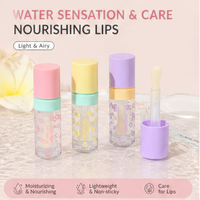 Huile à lèvres hydratante et repulpante, prévient les gerçures, laisse les lèvres brillantes et lisses, exfolie, 6g, étiquetage personnalisé, logo personnalisé