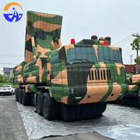 Fausse cible gonflable, modèle de char et de véhicule lance-missiles, accessoires gonflables pour exercices en extérieur et décoration