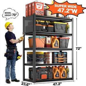 Giá để đồ bằng kim loại cho nhà để xe và tầng hầm, kệ thép chắc chắn có thể điều chỉnh độ cao - Product Image 1