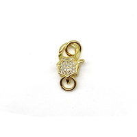 Lot d'accessoires avec fermoir mousqueton, pour la fabrication de bijoux, accessoires