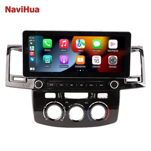 NAVIHUA Nouveauté Lecteur DVD de voiture Android avec écran tactile de 12,3 pouces pour Toyota Fortuner/Hilux 2009-2015, climatisation manuelle d'origine - Product Image 3