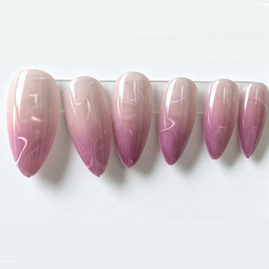 <span class=keywords><strong>Ongles</strong></span> press-on Dihang Purple Wave Style Cat Eye Almond - Product Image 5