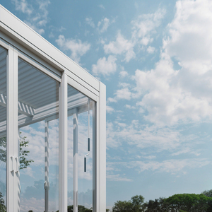 <span class=keywords><strong>Pergola</strong></span> de jardin d'<span class=keywords><strong>hiver</strong></span> de luxe avec portes coulissantes en verre, véranda en aluminium haut de gamme pour terrasse de toit haut de gamme - Product Image 3