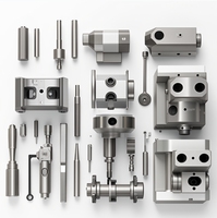 Custom 6061-t6 / 7075-t6 Aleación de aluminio 6061 6063 7075 2024 5052 Piezas de mecanizado de torneado de fresado CNC de aluminio