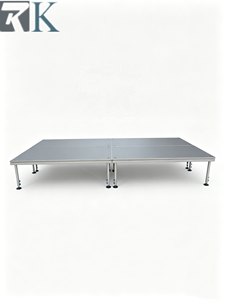 Scène mobile à montage rapide en aluminium, structure de scène réglable, idéale pour les mariages, événements, spectacles et concerts portables - Product Image 2