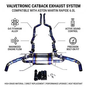 Kit d'échappement à soupapes Vortex Direct Fit en titane bleu pour Aston Martin Rapide 6.0L – Vente en gros, Fournisseurs d'usine, Kit de performance - Product Image 1