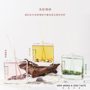 Heshes <b>Reed</b> <b>Diffuser</b> Glass 250Ml Long Lasting Fragrance Home Bedroom Toilet Aromatic - Product Image 4