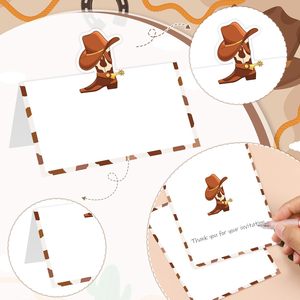 Segnaposto per Festa a Tema Cowboy Marrone e <span class=keywords><strong>Rosa</strong></span> - Product Image 2