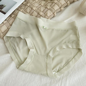 Pantalones de punto de seda helada para mujer, diseño personalizado, tiro medio, estilo hipster, para uso diario, lisos, a la moda, súper delgados, elásticos, sexys, cómodos y transpirables. - Product Image 6