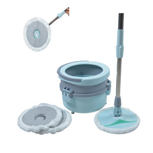 Serpillière à séchage magique en microfibre avec tête en métal pour le nettoyage ménager, type à presser, Super Easy Life, 360 degrés - Product Image 2