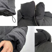 Blouson d'hiver chaud et moelleux pour homme - Veste bomber en toile avec fermeture éclair, imperméable, respirante, coupe-vent, écologique, OEM/ODM, sur mesure, en gros
