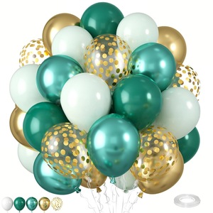 Lot de 50 ballons en latex mat macaron de 10 pouces avec ruban pour décorations de fête d'<span class=keywords><strong>anniversaire</strong></span>, de mariage, de célébration, guirlande DIY - Product Image 2