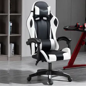 Günstiger Preis Pu Leder Massage Computers piel Stuhl Ergonomische Liege Racing Silla Gamer LED RGB Gaming Stuhl