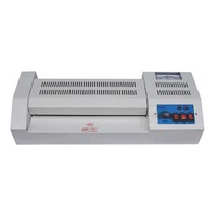Plastifieuse de bureau A3 A4 A2, plastification à chaud et à froid pour documents, photos, papier, machine de traitement du papier efficace, neuve et d'occasion
