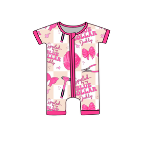 カスタマイズされた竹猫プリントベビー竹服ベビーキッズ半袖パジャマカスタムベビー寝巻き - Product Image 5