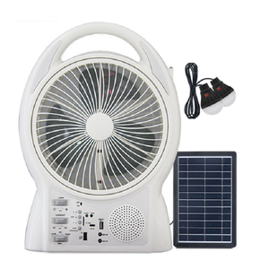 Ac Dc 8 Inch <strong>Solar</strong> <strong>Power</strong> <strong>Fan</strong> <strong>Cooling</strong> Air Stand Battery Portable Mini Climatiseur Desk Charging <strong>Fans</strong> - Product Image 3