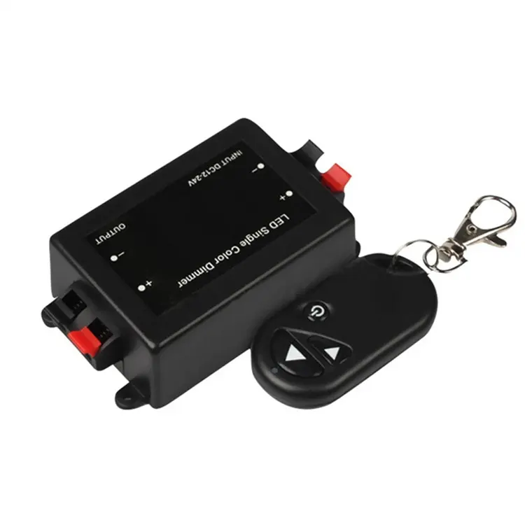 3 Keys RF Cordless Remote Control LED Single Color Dimmer Controller for LED Spotlight Recessed Lights