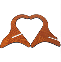 Wooden Ukelele Stand Holder Musical Instrument Stand Concert Portable Wood Stand for Small Guitar, Violin, Banjo (Brown)