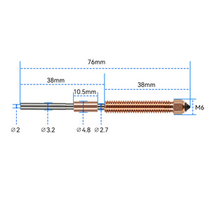 Ender Creality K2 Hi All In One, buse détachable en acier dur 0,4, accessoire d'imprimante 3D - Product Image 1