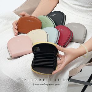 Pierre Loues Accordion <b>Card</b> <b>Holder</b> 9 Slots With Coin Pockets Women's Compact <b>Wallet</b> Macaron Colors Spring 2025 - Product Image 2