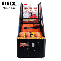 Nueva Máquina de Juego de Baloncesto Arcade Electrónica para Interiores y Adultos, Equipo Deportivo Interactivo Operado por Monedas con 1 Año de Garantía, Versión en Inglés