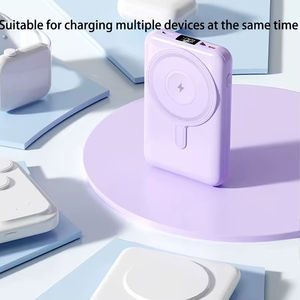 Batería Externa Magnética Ultrafina de Alta Capacidad de 10000 mAh, Carga Inalámbrica Rápida de 15 W PD22.5 W 4 en 1 para Viajes, Soporte - Product Image 6