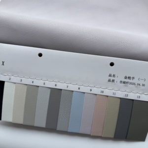 Giả Sợi Nhỏ PU Da Giày Da Chất Liệu Da Tổng Hợp Vải Cuộn Nguyên Liệu Cuero Pelle Cuir Cho Giày Túi - Product Image 1