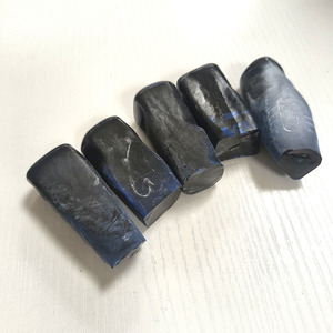 Non coupé 112 #   Spinelle bleue brute synthétique, matière première pour la fabrication de pierres précieuses en vrac - Product Image 6