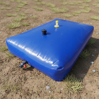 Réservoir d'eau pliable portable en PVC flexible de 100 à 2 000 000 litres, sac de stockage de liquide Flexitank