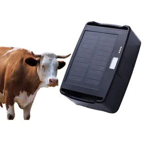 Hot Super Long Duration 15000MAh Waterproof Solar Charging 4G GPS Tracker for Farm Livestock Cow Horse Cattle Camel Wild Animals
