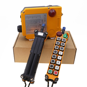 Vente en gros en usine de chariots de levage à vitesse unique 14 canaux canon à eau de feu manipulant une télécommande radio industrielle pour grue - Product Image 2