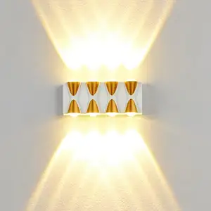 发光二极管户外壁灯4W/12w发光二极管灯防水薄型照明灯具