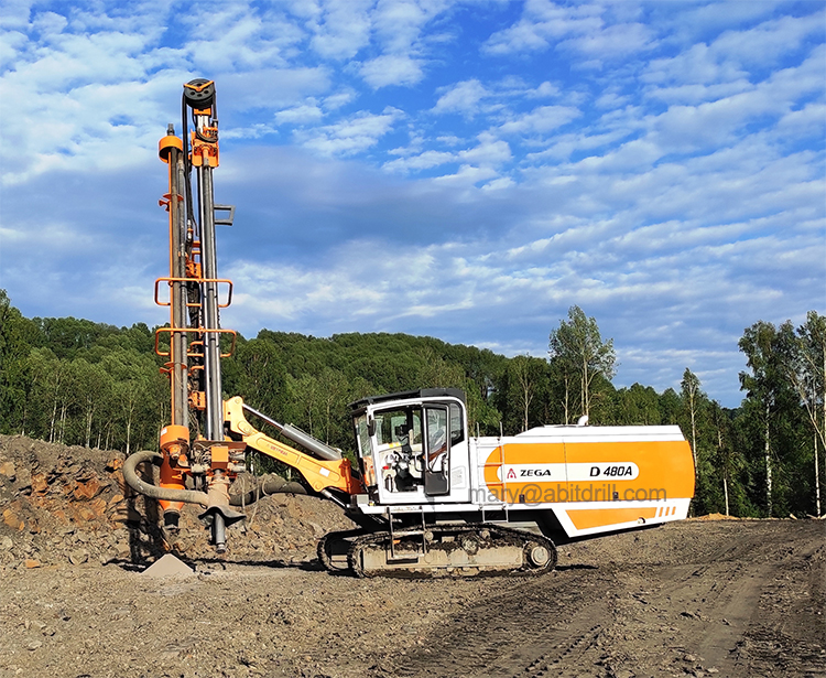 ZEGA D480A Diesel Blasting Hole Rock Drilling Rig for Mining