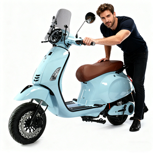 Scooter Électrique 1500W Personnalisable en Usine, Vente en Gros, Batterie Plomb-acide/Lithium 60V 72V, Frein à Disque Hydraulique, Roue Arrière - Product Image 2