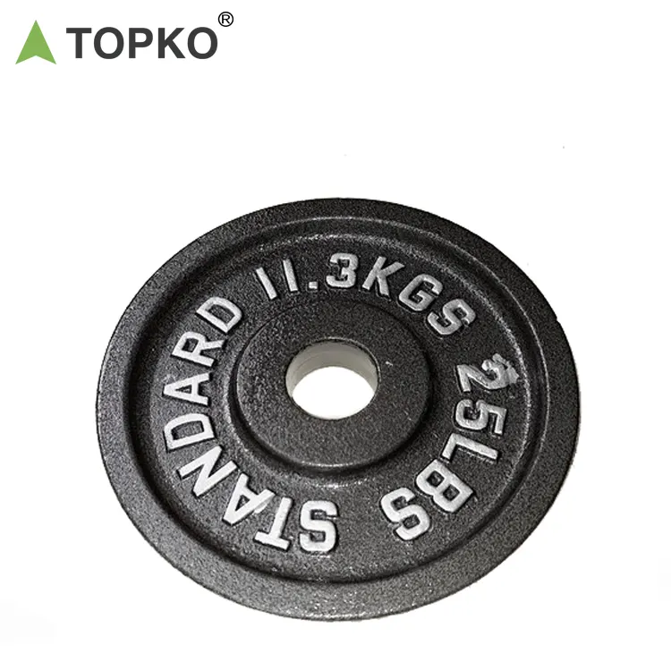 TOPKO Offres Spéciales Gym Fitness Bar Cloche Plaques de Poids En Fonte