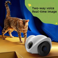 Nouvelle caméra intelligente pour friandises pour chien avec laser, alimentation automatique, surveillance de la marche, audio bidirectionnel pour chien et chat, jouet robot compagnon à distance