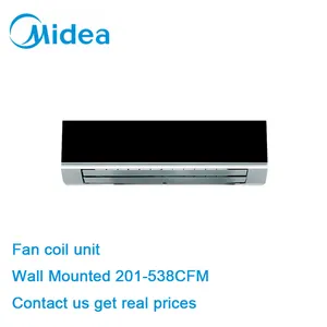 Pasokan merek Midea fcu pemeliharaan mudah 400CFM 2.94kw seri dipasang di dinding 220-240/1/50 unit koil kipas untuk rantai toko belanja