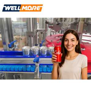 Kleine Automatische Aluminium-Dosenfüllmaschine für Limonade, Saft, Kohlensäurehaltige Getränke, Bier und Erfrischungsgetränke - Product Image 4