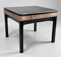 Table de mahjong automatique avec couvercle en verre, table à manger 2 en 1 pour salle de jeux à domicile, vente en gros