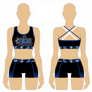 Produttore di abiti di servizio OEM per cheerleader abbigliamento personalizzato pratica allegria per le ragazze - Product Image 1