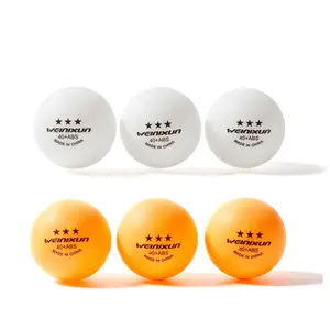 Neuzugang 40+ ABS Tischtennisschläger Ersatz Pingpong-Ball 3-Sterne Standard-Tischtennisschläger für Indoor/Outdoor
