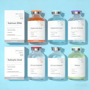 Sérum OEM Jet Peel à l'acide hyaluronique, collagène de saumon et peptides ADN pour le rajeunissement, l'hydratation, l'anti-âge, l'éclat et la réparation de la peau - Product Image 6