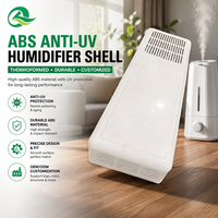 Coque d'humidificateur en plastique ABS moulée sur mesure OEM, pièces thermoformées en feuille épaisse pour appareils électroménagers