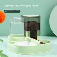 Distributeur automatique d'eau et de nourriture pour animaux de compagnie (chats et chiens) – Gamelle intégrée, fontaine à eau pour chien, fournitures d'alimentation – Vente en gros transfrontalière